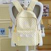 Schoolbag Korean Ins Polka Dot Backpack Cute Student High Value Large Capacity High School Student School Bag Mori Versatile Backpack