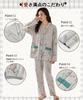 PHOLEEY Pajama Set with Relaxed Perfect for Spring and Autumn Women's V-Neck Cardigan, Fit,