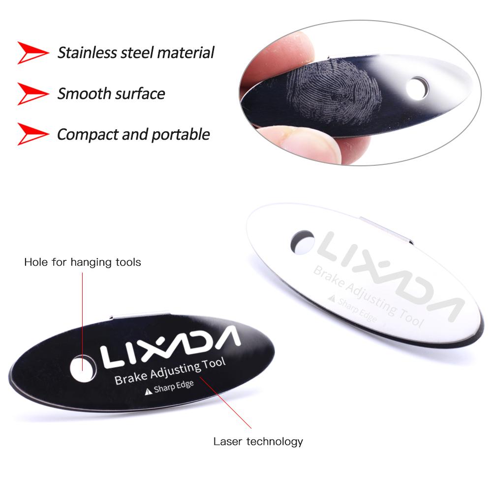 Lixada MTB Disc Brake Pads Adjusting Tool Bicycle Pads Mounting Assistant Brake Pads Rotor