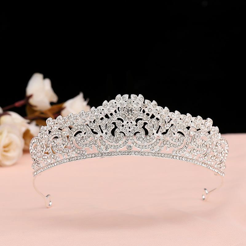 Children's Crown Hair Accessories  Cute Princesses Girls  Water Diamond King Crown Hair Bands Birthday Gifts for Girls Baby Headbands and Headwear