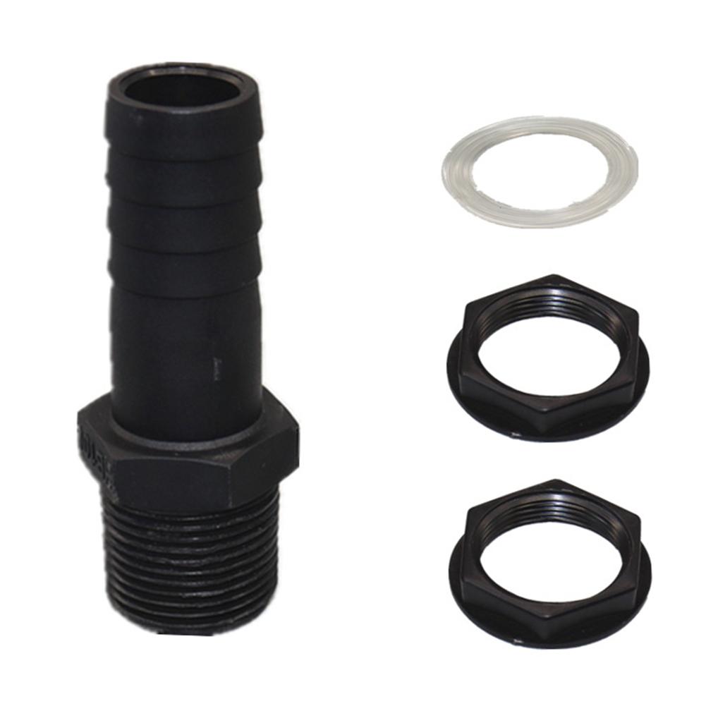 2 Juegos de Conectores de Manguera de 25 mm con Anillos de Sellado y Arandelas de Unión para Tanques de Agua Adecuados para la Recolección y Almacenamiento de Agua de Lluvia