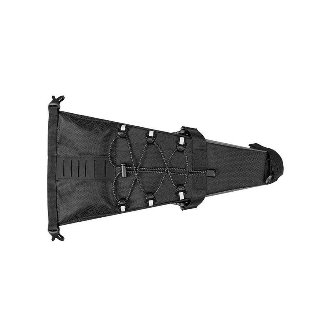 Bike Saddle Bag 5.8L Large Capacity Under Seat Pack for Mountain Road Bikes Long Distance Travel Black