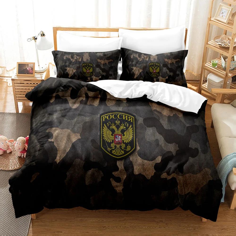 Russian flag Bedding Set Single Twin Full Queen King Size Russian theme Bed Set Teenager Bedroom Duvetcover Sets 3D Print 030