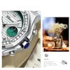 Women Luxury Watch Ladies Watches Vintage Quartz Wristwatch Waterproof Silicone Strap Multi-Functional Wristwatch