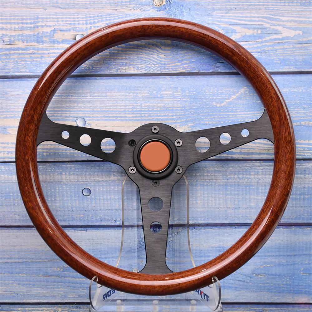 Retro 14inch 345mm Wood Grain Sport
