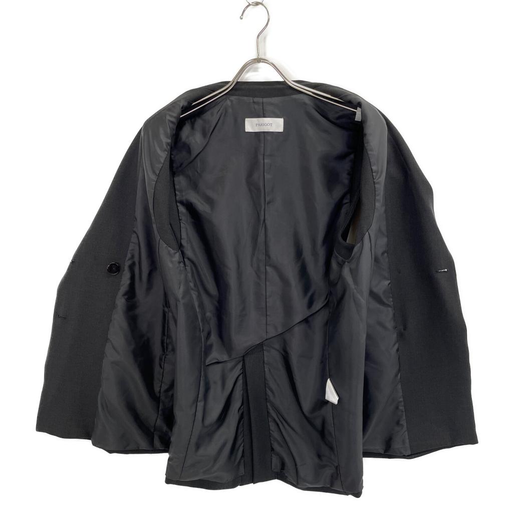 parigot BLACK PL-JK01-24LS-RVS HALF LENGTH STUBBEL VEST Best F blackUsed