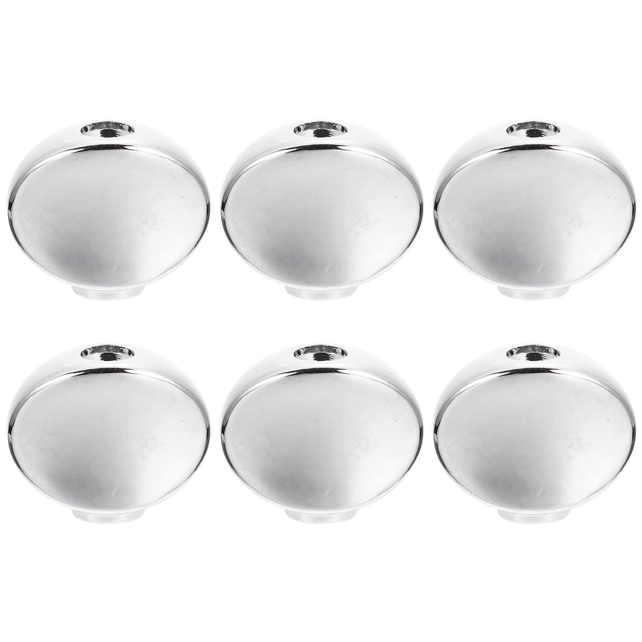 

LIFKOME Set of 6 Metal Small Oval Guitar Tuning Peg Replacement Head Buttons for Classical Instrument Parts Tuners, Keys, Guitar, срібний
