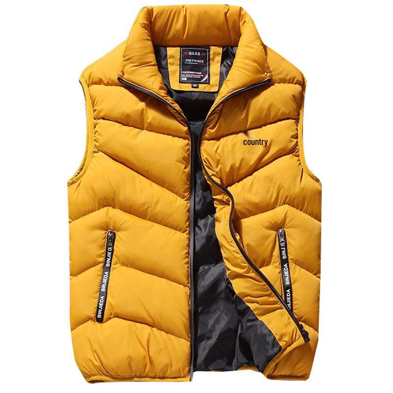 Herren Koreanischer Stil Dicke Daunenweste - Herbst/Winter 2020 Trend, Warme Ärmellose Jacke