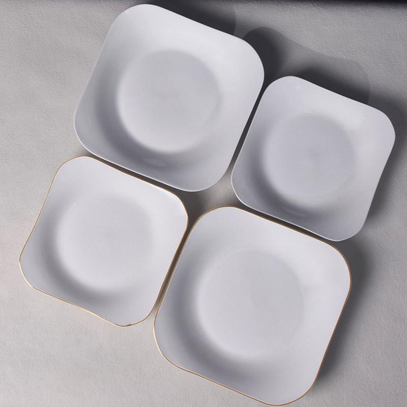 Ruyi Ceramic Square Baking and Fruit Dish Plate
