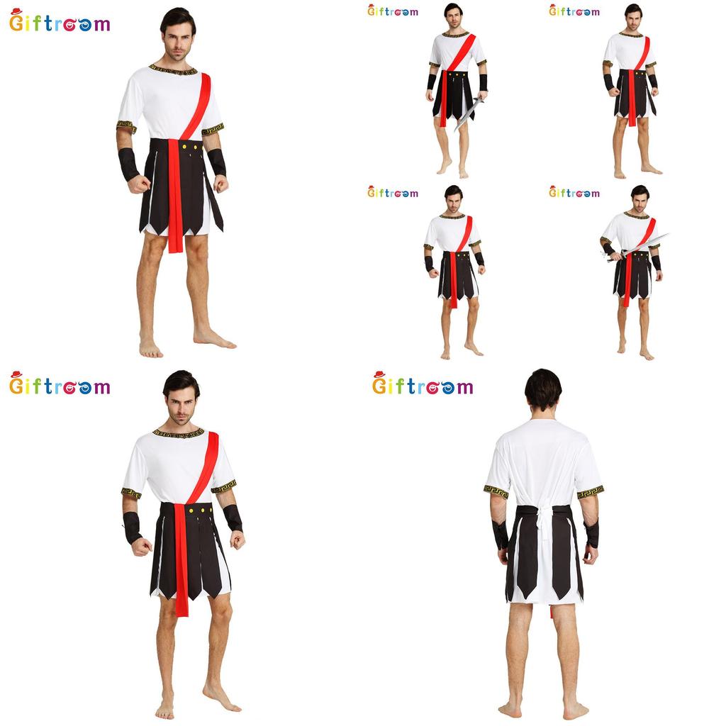 Premium Qualität Erwachsenen Herren Caesar Krieger Kostüm Ideal für Fantasy Bühnenevents