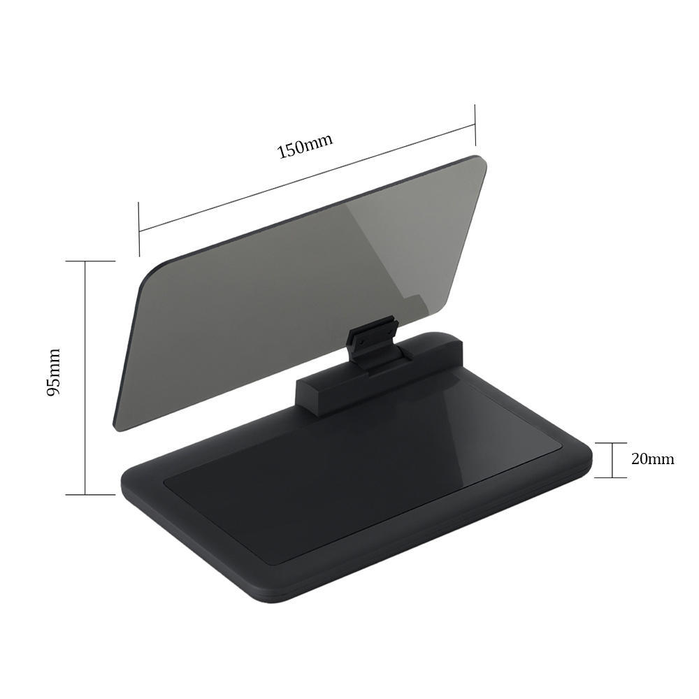Universal Car HUD Navigation Bracket GPS Mobile Phone Holder Big Screen HD Reflection Projector