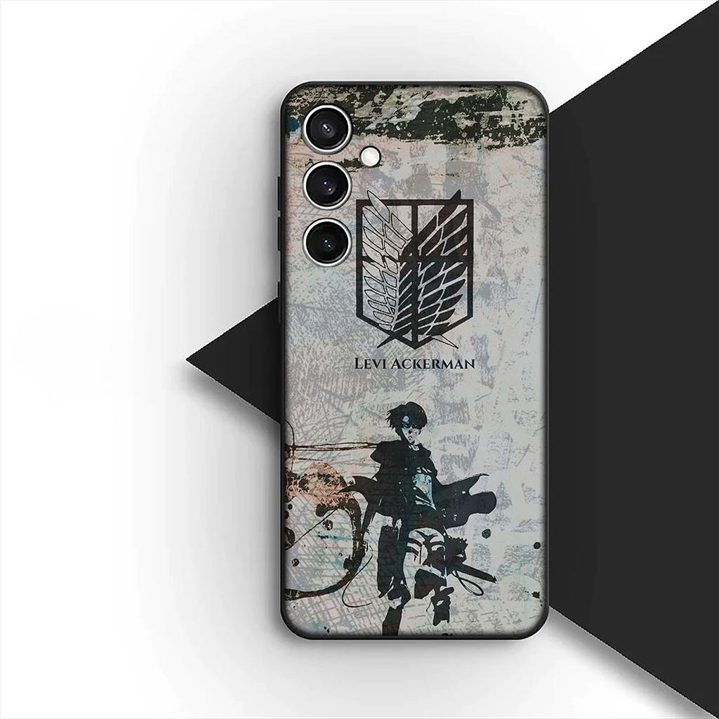 Attack on titan levi Sfondo Copri Telefono per Apple iPhone 12 13 Pro Max Mini ProMax X XR 17E 13Mini Custodia Protettiva