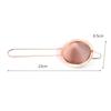 Rose Gold Bar Strainer Stainless Steel Conical Strainer Hot Cocktail Strainer  Tea