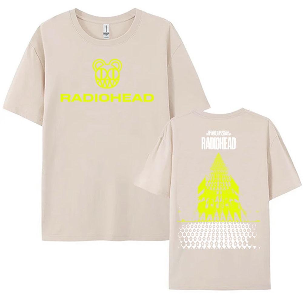 Radiohead Tour 2026 December Tshirts Hop Hop Unisex Streetwear Men Women Casual Loose T-shirt Fashion Cotton Female Clothing Tees