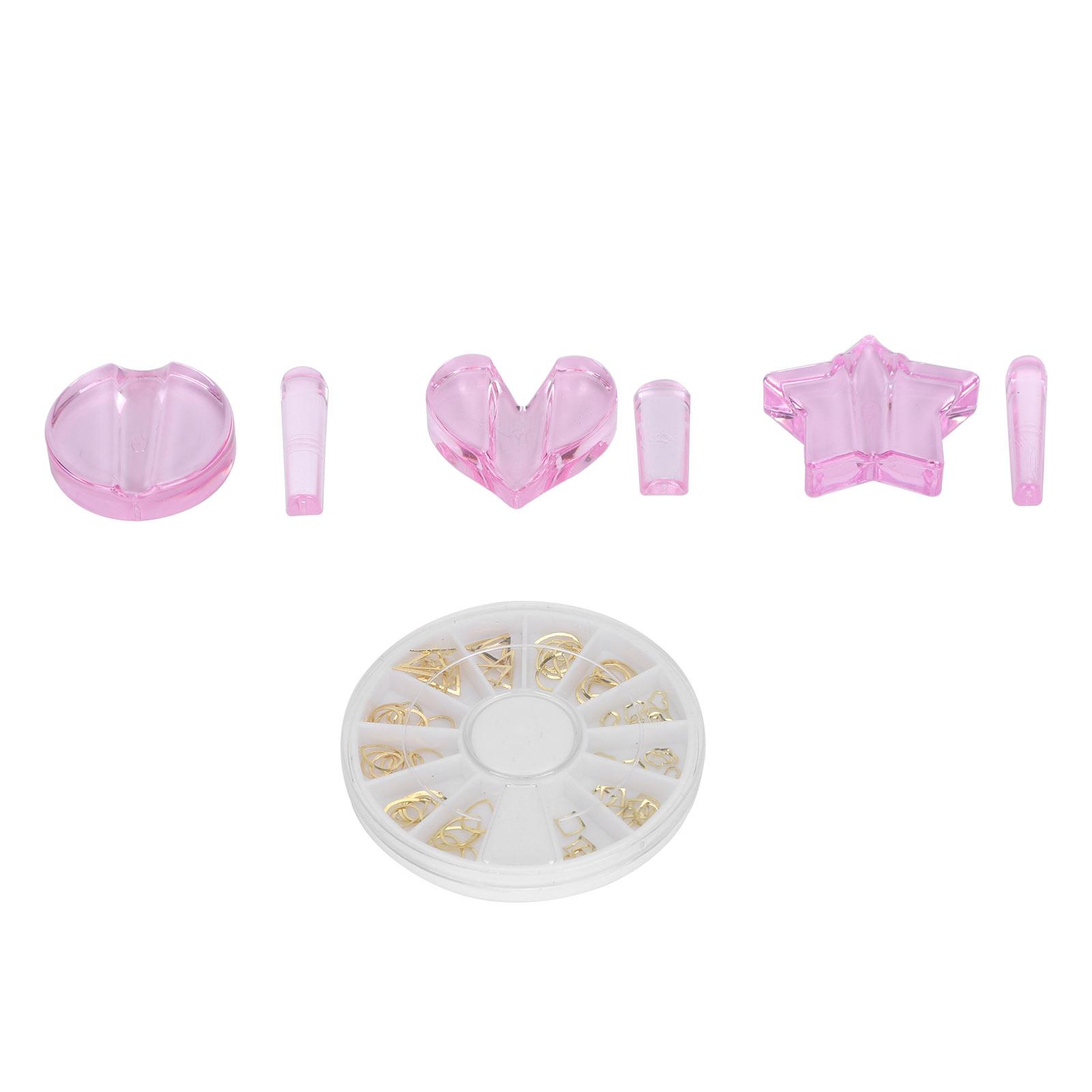 

Рельефные формы для ногтей, инструменты для золотых наклеек, декоративных украшений, гибочных материалов