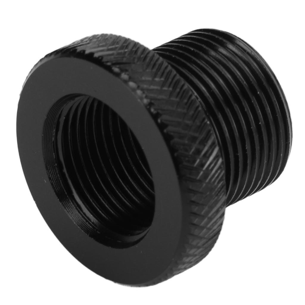 Auto Ölfilter Adapter Metall Universal Automobil Schwarz Gewindeanschluss Autozubehör5 8 24 auf 1 2 20