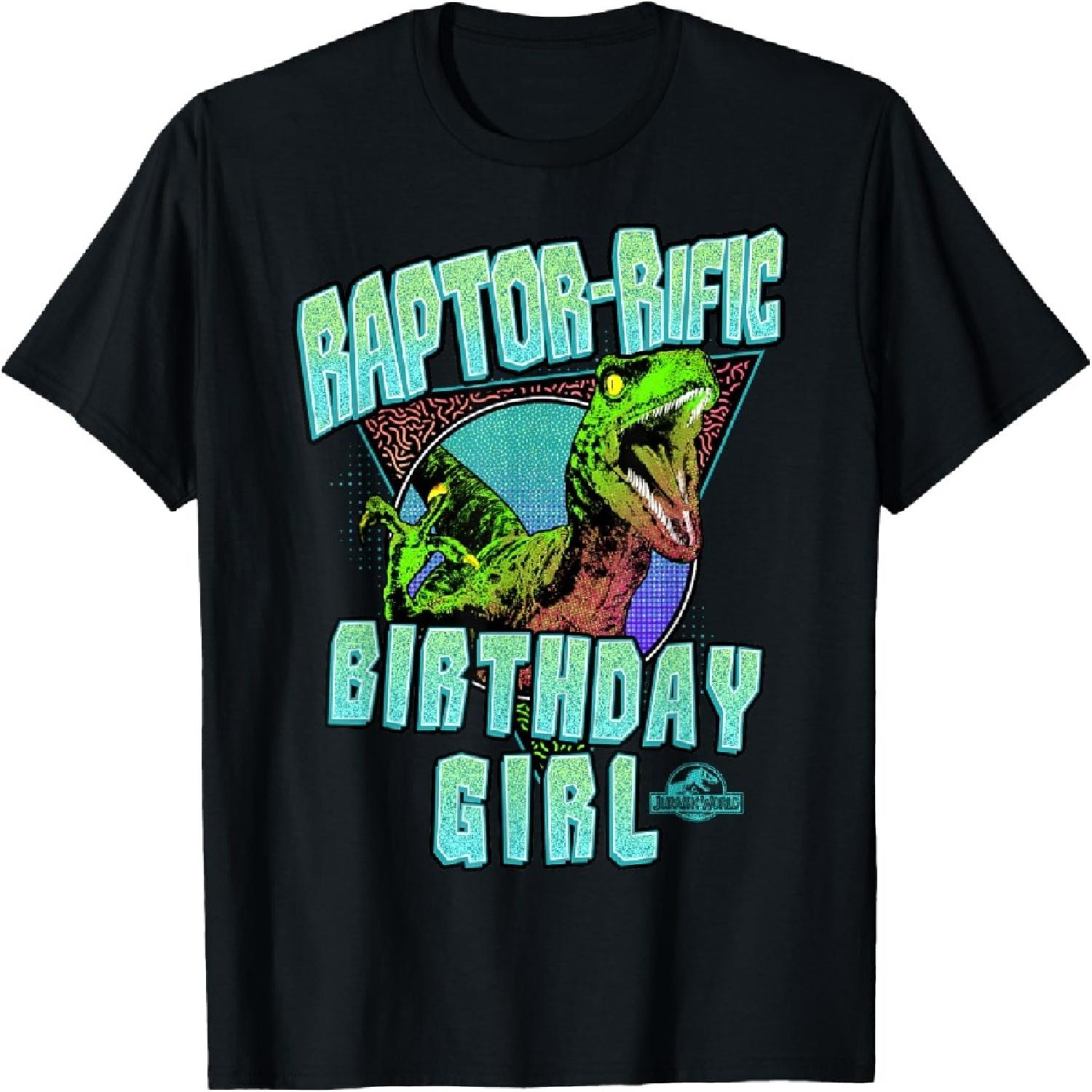 

Jurassic World Raptor-rific Birthday Girl T-Shirt XXXXXL чорний