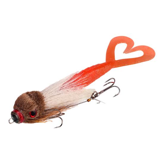 Yousheng 21CM/40G Mouse Deer Artificial Lure with Feathered Bird Head Soft Tails Long Casting Slow Sinking Bionic Swimbait Fishing Accessories
