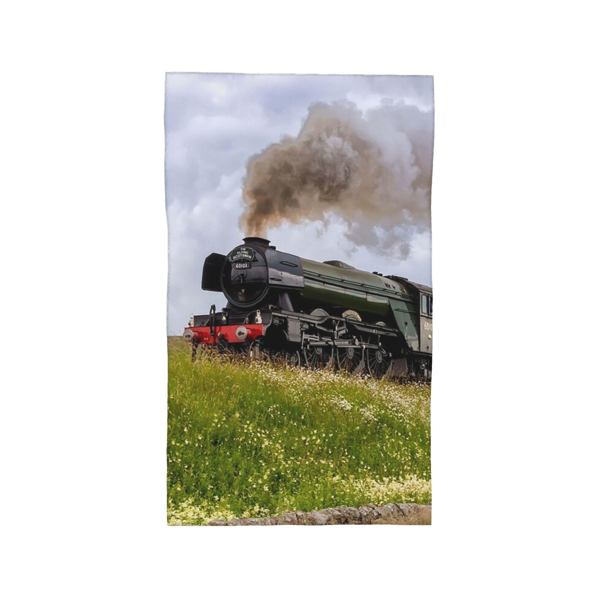 

The Flying Scotsman in Yorkshire Soft Face Towel Quick Dry Pool Bath Cotton Towels Breathable W30*H60(CM)