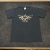 Maglietta Vintage The Legend of Zelda Uomo Taglia Piccola Nera Nintendo Ocarina of Time Anni 00 T-Shirt Unisex