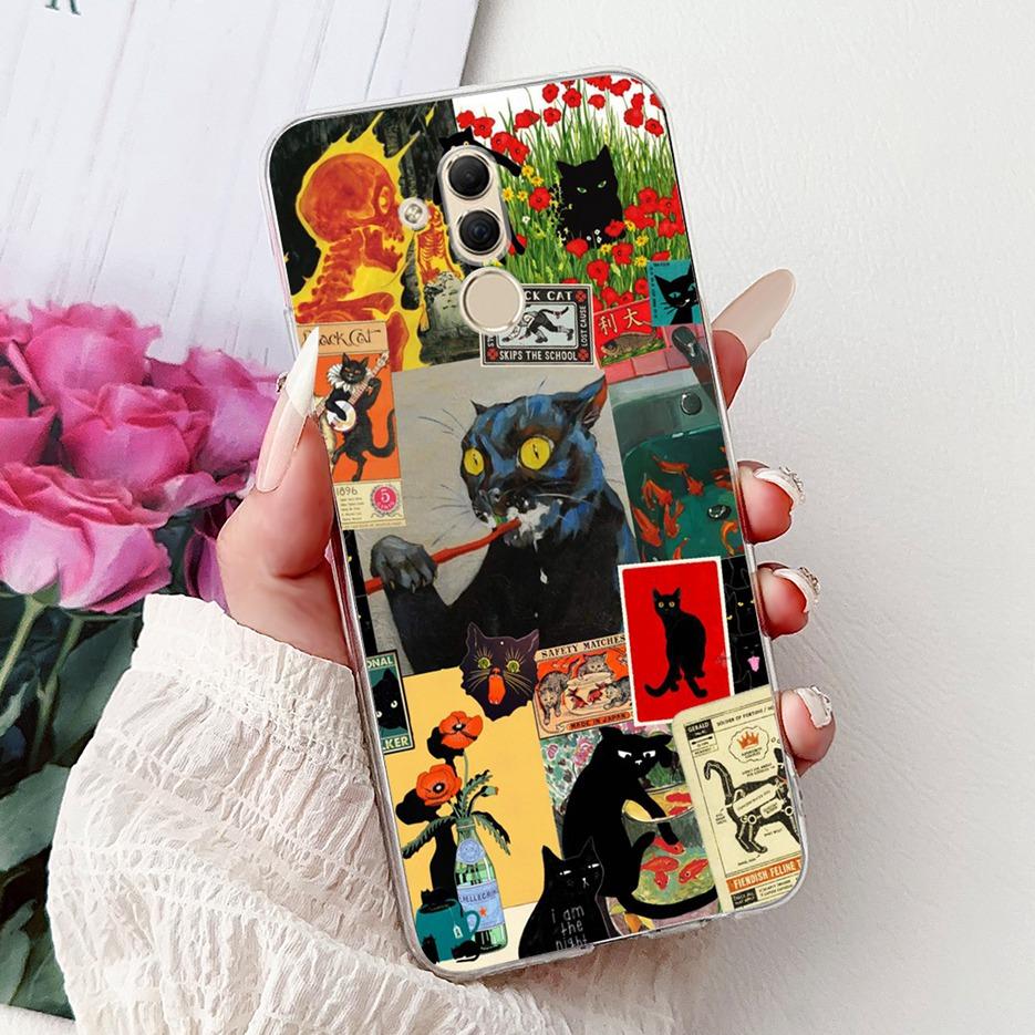 For Huawei Mate 20 Lite Case SNE-AL00 SNE-LX1 Popular Painted Cover Soft Slim Phone Case For Huawei Mate 20 Pro Mate20 Lite Bags