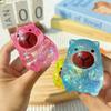 Kawaii Capybara Stress Squeeze Toy Decompression Soft Glitter Gummy Fidget Toys Stress Relief Tool Anti-Anxiety Squeeze Toy Gift