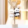 Panda Plush Toys With Magnetic Keychain For Girls Cute Stuffed Animal Gifts