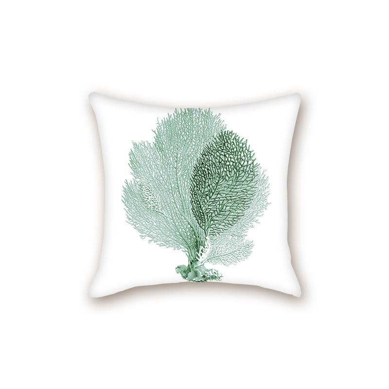New Modern Simple Ocean Series Sofa Cushion Pillow Case Bedside Bedroom Backrest Pillow