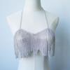 European And American Exaggerated Fringed Rhinestone Bra Body Chain Nightclub Women'S Sexy Shiny Accessories