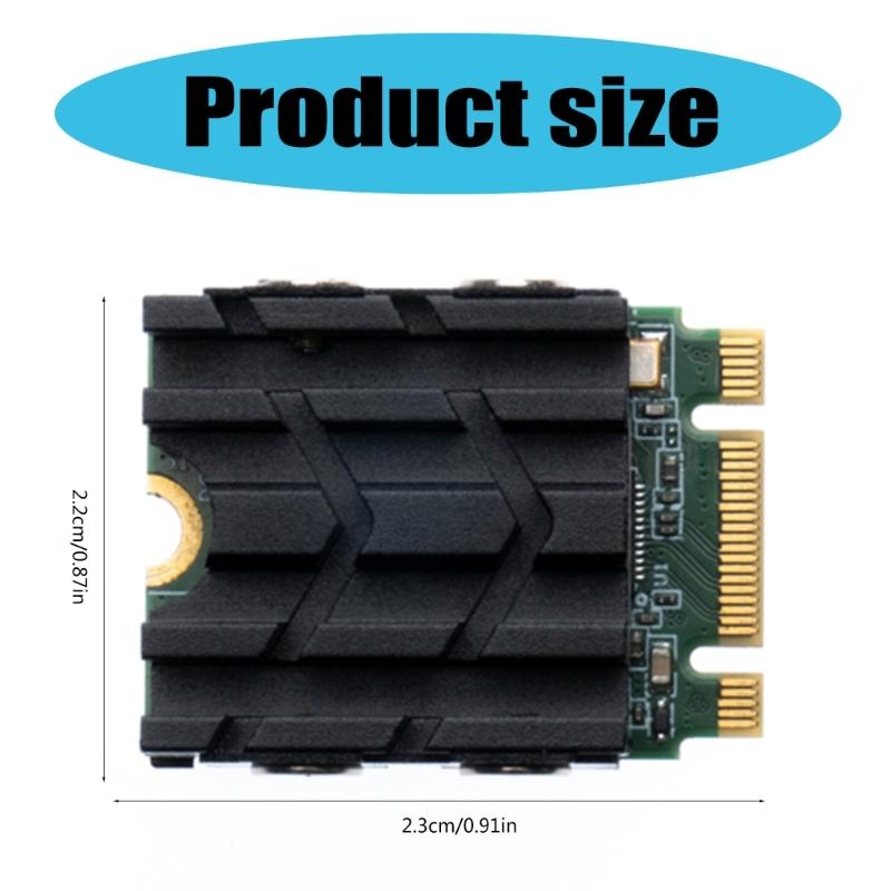 M.2 Solid Disk Drive Radiators Fan SSD Heat Dissipation Pad For Desktop Computer 2230 SSD Cooling 2230 SSD Fan Heatsink