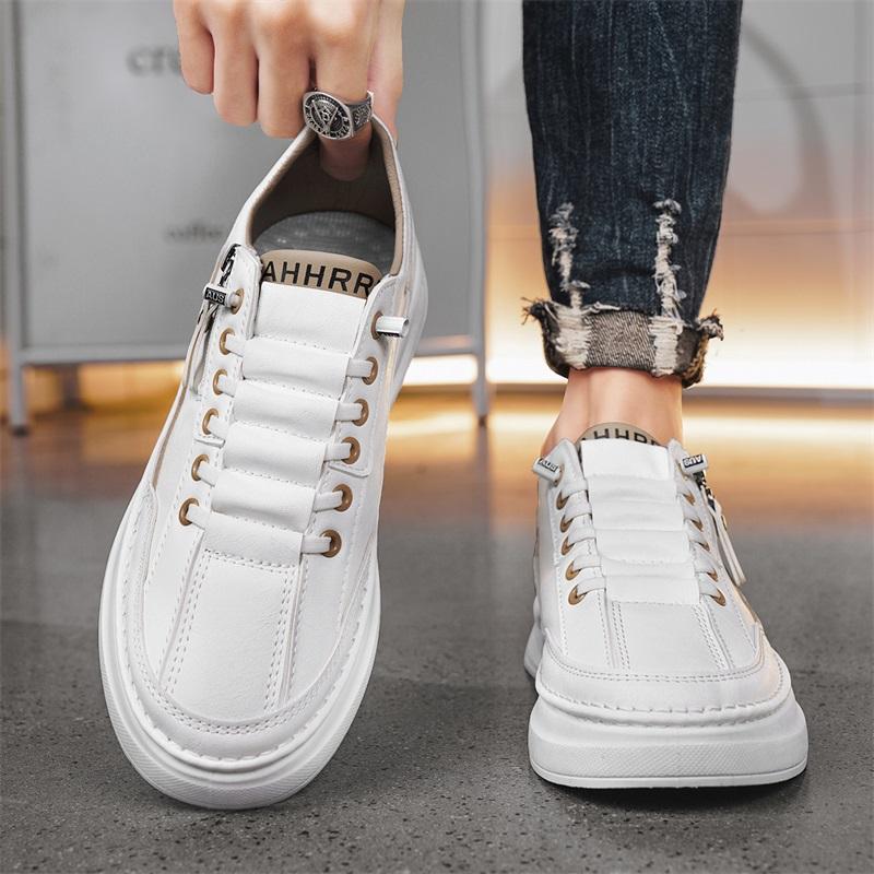 Fashion CYYTL Mens Casual Shoes Leather Sneakers Summer Skateboard Sports Outdoor Hiking Luxury Designer Tennis Running Loafers Platform