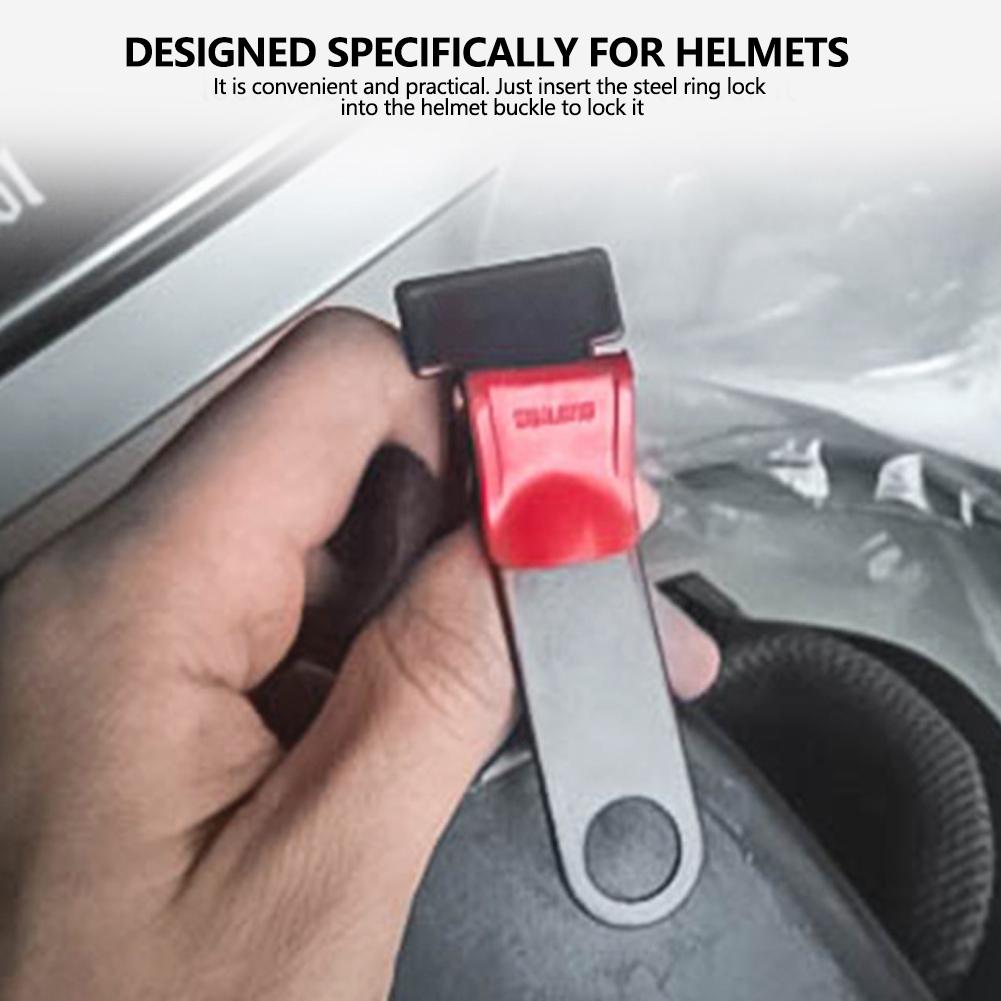 2Pcs Motorcycle Helmet Lock Buckle Anti-theft Quick Release Fastener Secure Connector Motorcycle E-bikes Scooters Accessories