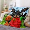 Coperta in Flanella con Stampa di Bing Bunny, Alta qualità, Confortevole per Tutte le Stagioni, Decorazione per la Casa, Calore e Comfort
