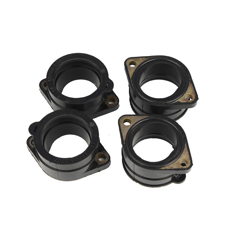 Carburetor Interface Intake Manifold Adapter Joint Boots Set for Kawasaki 16065-1307 GPZ 1100 E ZXT10E ZRT10C ZRX 1200 C