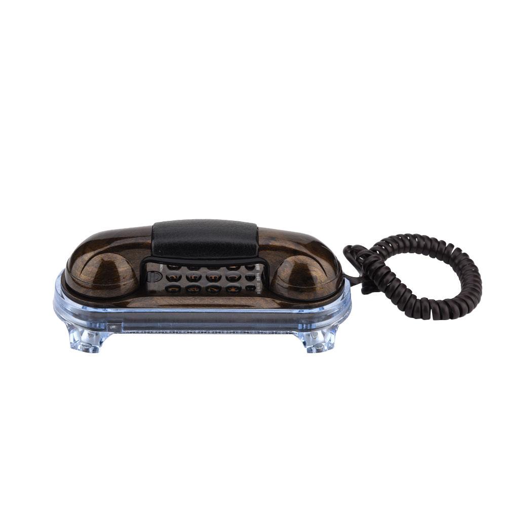Antique Retro Wall Mounted Telephone Corded Phone Landline Fashion Telephone Bronze