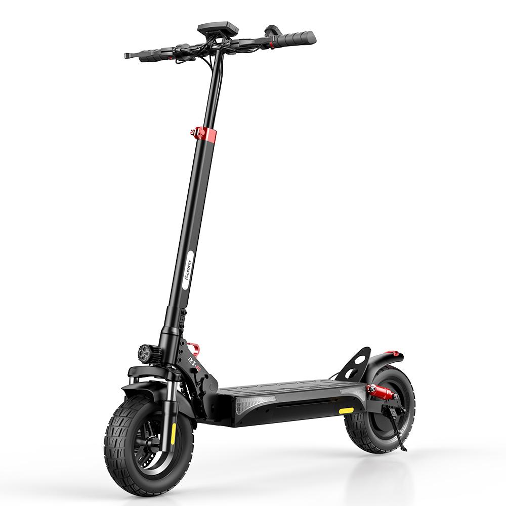 iscooter iX3 10-Inch Off-Road Electric Scooter - 800W Motor, 30-40KM Range, Dual Shock Absorption, Minirobot APP Compatible(NO ABE)
