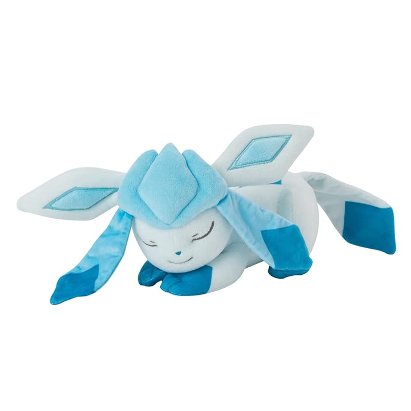 Takara Tomy Arts Плюшевая игрушка Pokemon Спящий друг S Glaceon Ширина прибл.. 33см