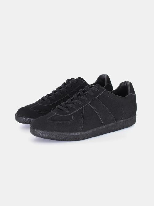 [The Nopi] Louis 5.5cm Height-Increasing German Army Sneakers All Black 25-0121