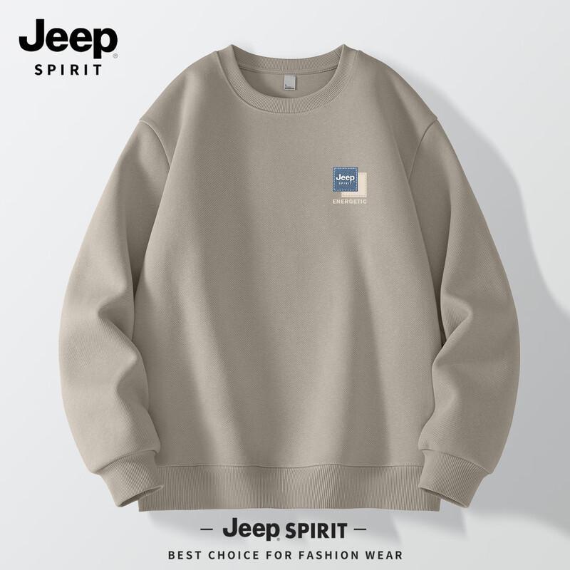 

JEEP SPIRIT Men s 2025 Sporty Pullover Sweatshirt 3XL