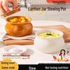 Ceramic Double Boiler Stew Pot