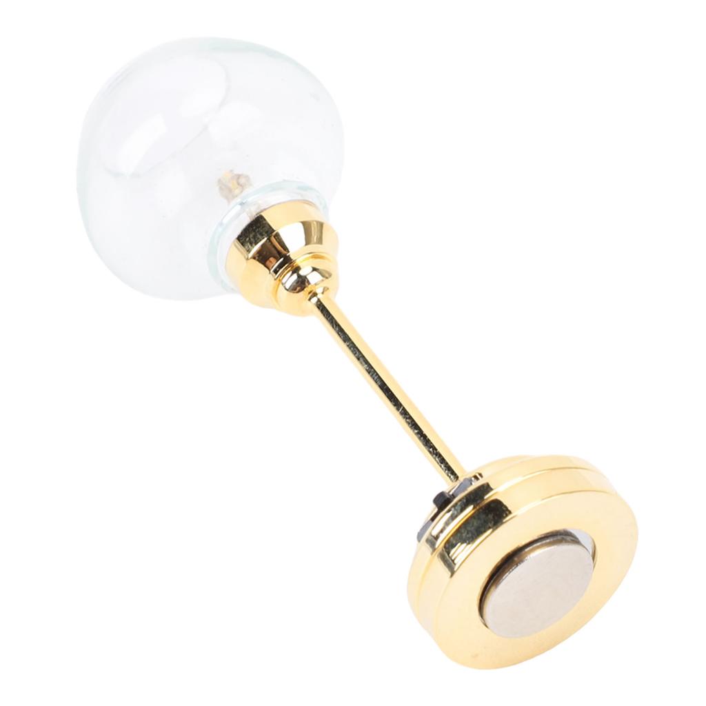 1:12 Dollhouse Miniature Ceiling Light Realistic Dollhouse LED Ceiling Lighting with On Off Switch Gold