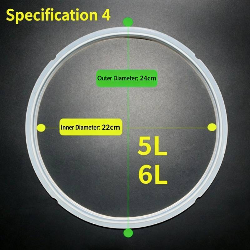 Electric Pressure Cooker Sealing Ring With High Temperature Silicone For 2l To 8l Models