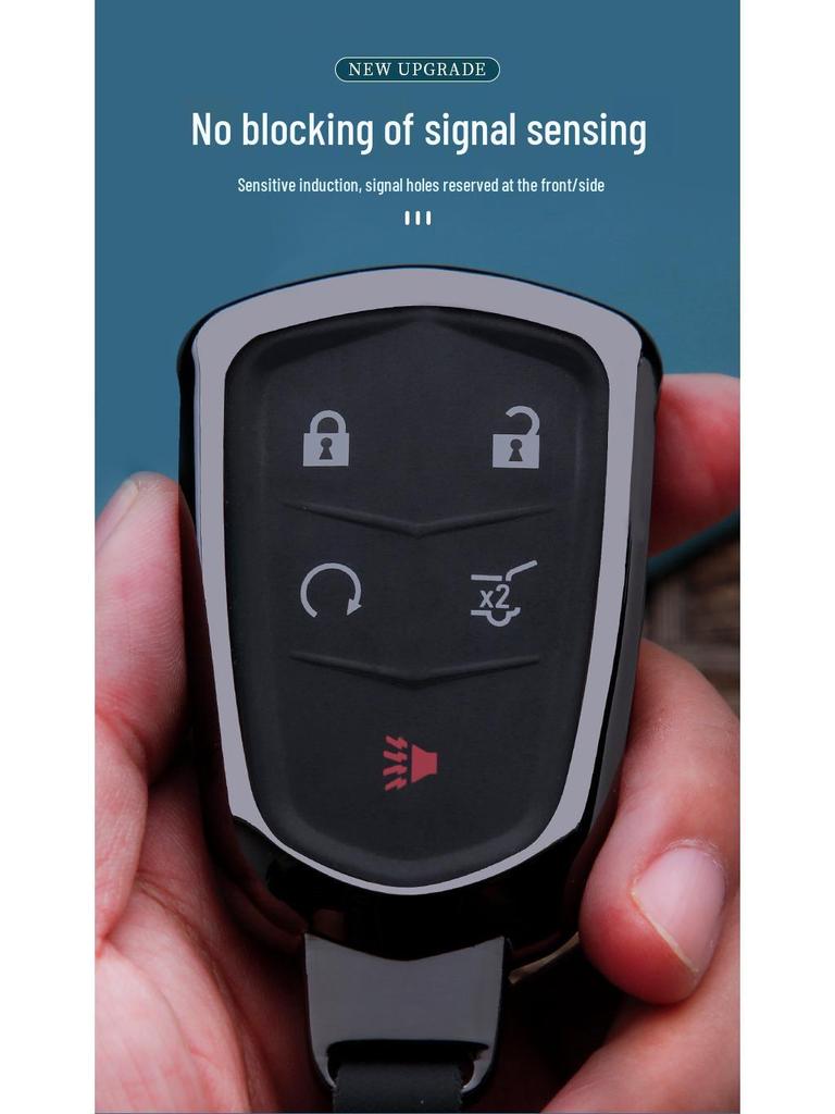 Cadillac Key Case: Fits XTS, XT5, XT6, CT6, XT4, CT4A, CT5 models.
