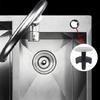 45mm Sink Tap Hole Blanking Plug Stainless Steel Sink Decorative Cover Basin Cap  Kitchen