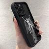 Beliebte Statue Grafik Handyhülle Für iPhone 16 15 14 13 12 11 X XR Xs SE 2022 8 7 Plus Pro Max Mini Silikon Rückseite