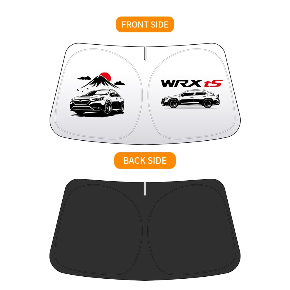 Subaru WRX Sunshade Windshield Parasol for Subaru Sun Easy Storage Bag Included Sunshade, Curtain, WRX, High-Density Fabric, Protection,