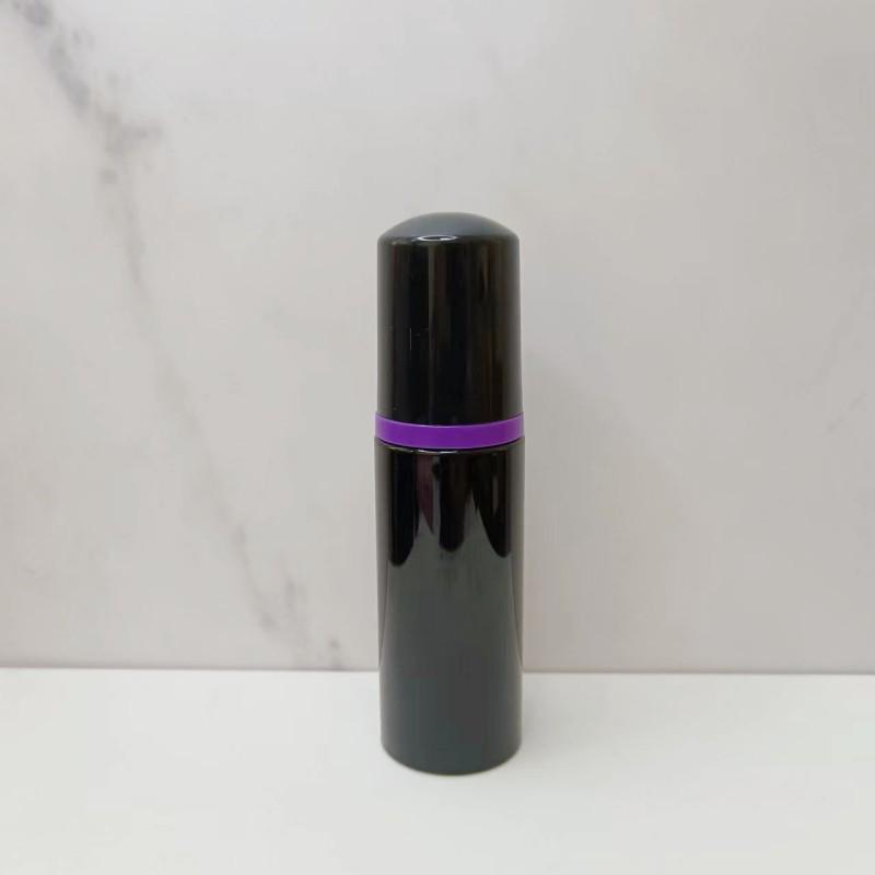 30ml Black Press-Type PET Foaming Facial Cleanser & 60ml Mousse Dispensing Bottle