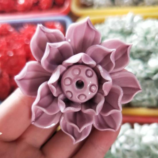 Tvar lotosu Robustní Kompaktní Kulatý Lotos Lichořeřišnice Kadidelnice na tyčinky