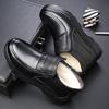 Men's Cotton Shoes Leather Middle-aged and Elderly Men's Shoes Small Size 36 Thickened Non-slip Wool Size 48 Large Size Cotton Shoes Dad Shoes