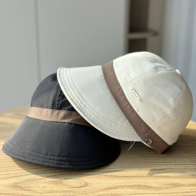 New Spring Can Tie Ponytail Fisherman's Hat Women's Sunshade Big Head Circumference Cap